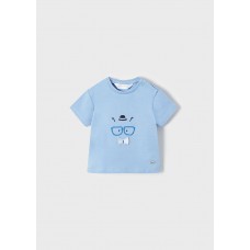 Mayoral Baby Boys Short Sleeve T-Shirt - Pale Blue